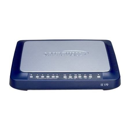 SonicWALL TZ170 Unrestricted Node VPN Firewall 01-SSC-5562, Verzenden, Nieuw, Router met modem, SonicWall