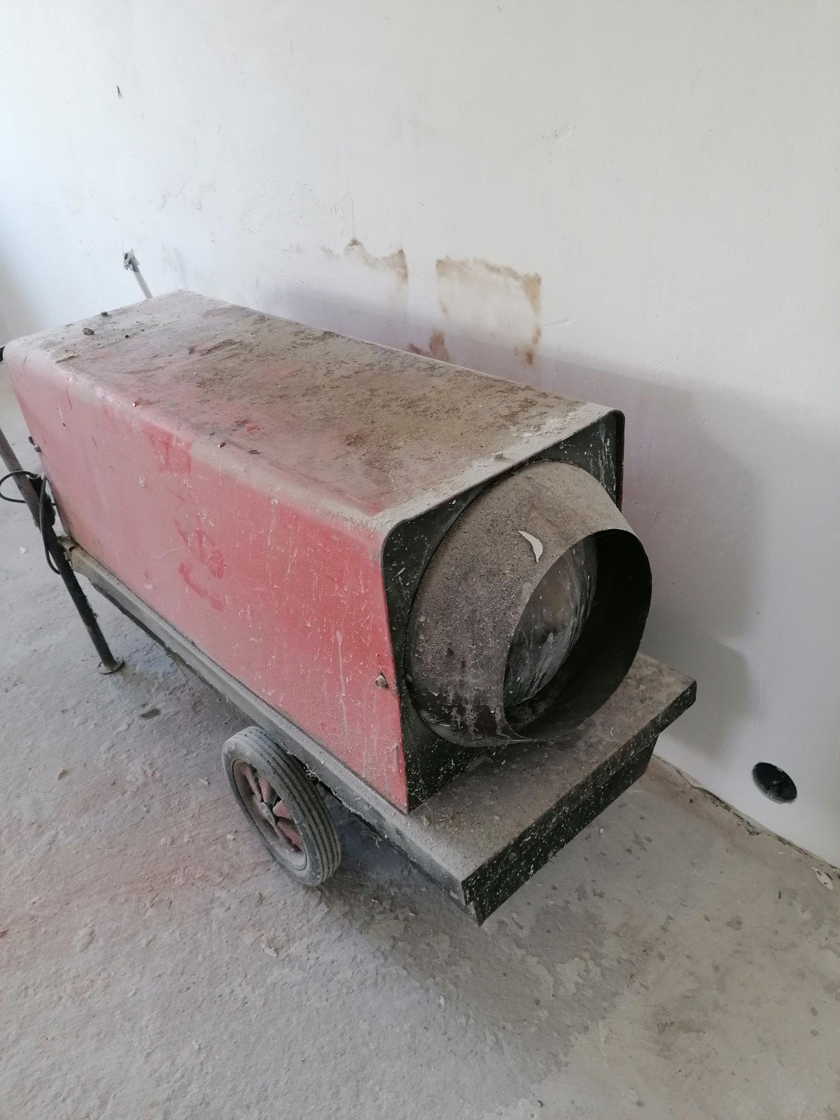 Krachtige mobiele diesel kachel hetelucht kanon, Ophalen, 30 tot 80 cm, Gebruikt, Kachel