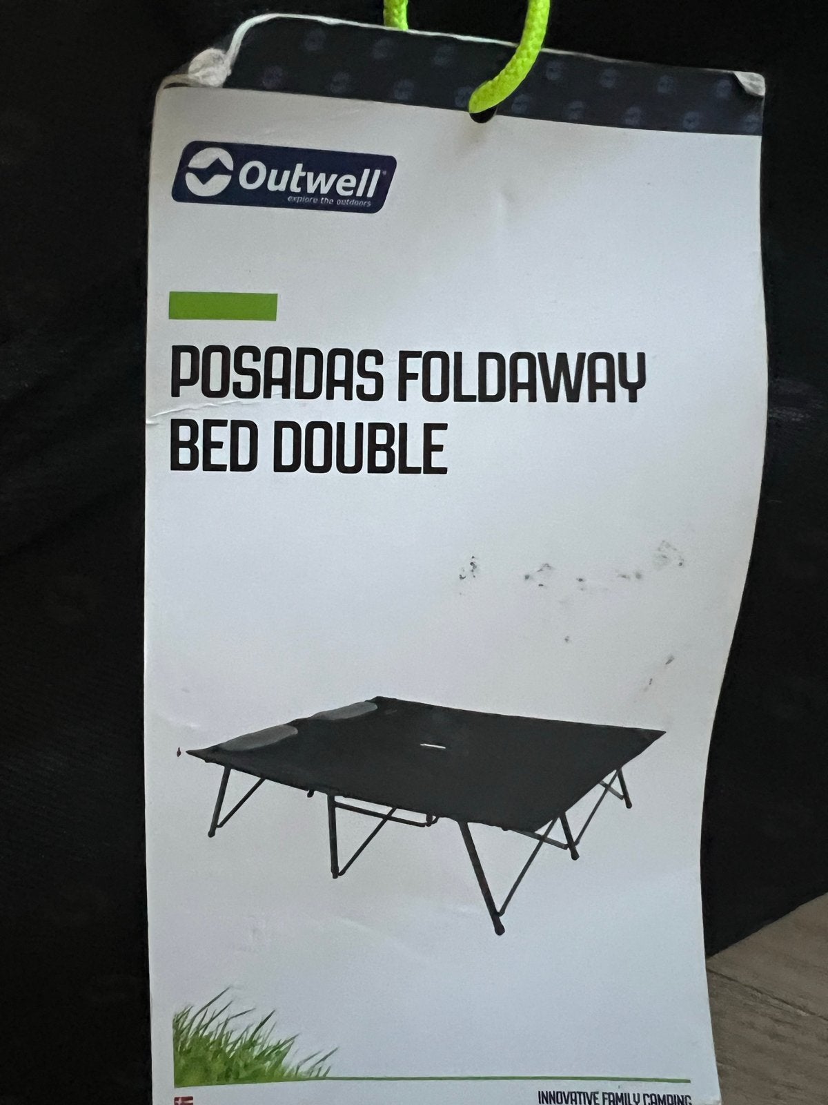 Outwell Posadas Foldaway Bed Double - Camping/Logeerbed, Ophalen, Zo goed als nieuw
