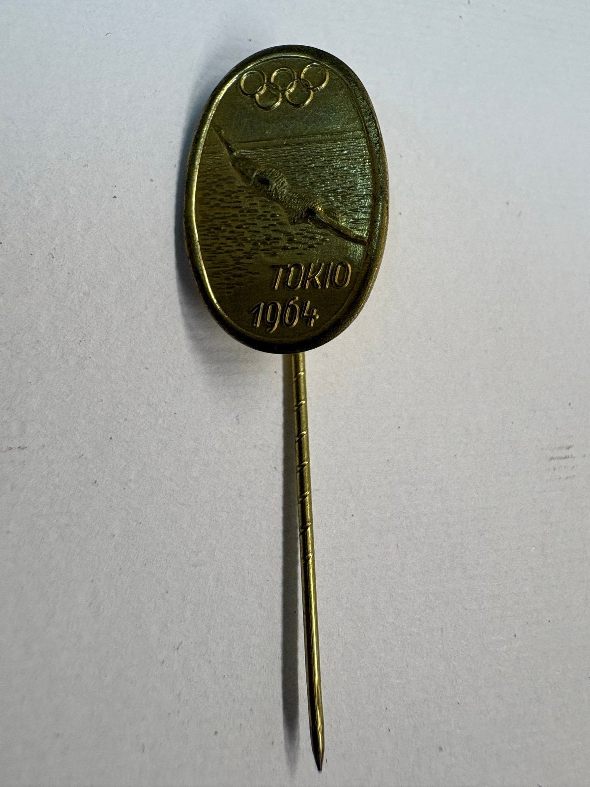 Speldje Olympische Spelen Tokio 1964, Ophalen of Verzenden, Gebruikt, Sport, Speldje of Pin