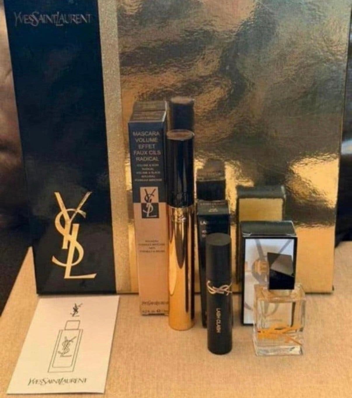 YSL cadeau set,full size mascara,mini + miniatuur Libre  edp, Verzenden, Nieuw