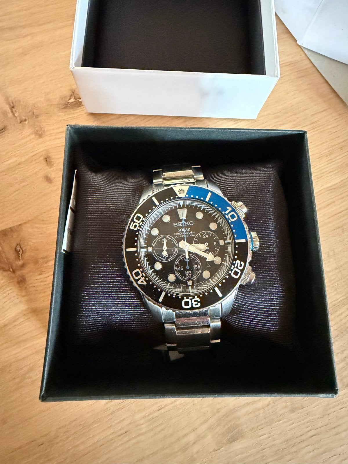 Seiko Solar Chronograaf Duiker Herenhorloge SSC017P1