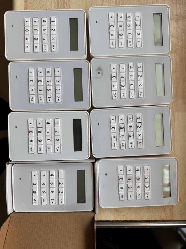 8x galaxy honeywell mk8 codepaneel (1x nieuw), Doe-het-zelf en Verbouw, Ophalen of Verzenden, Zo goed als nieuw, Detector, Sensor of Melder