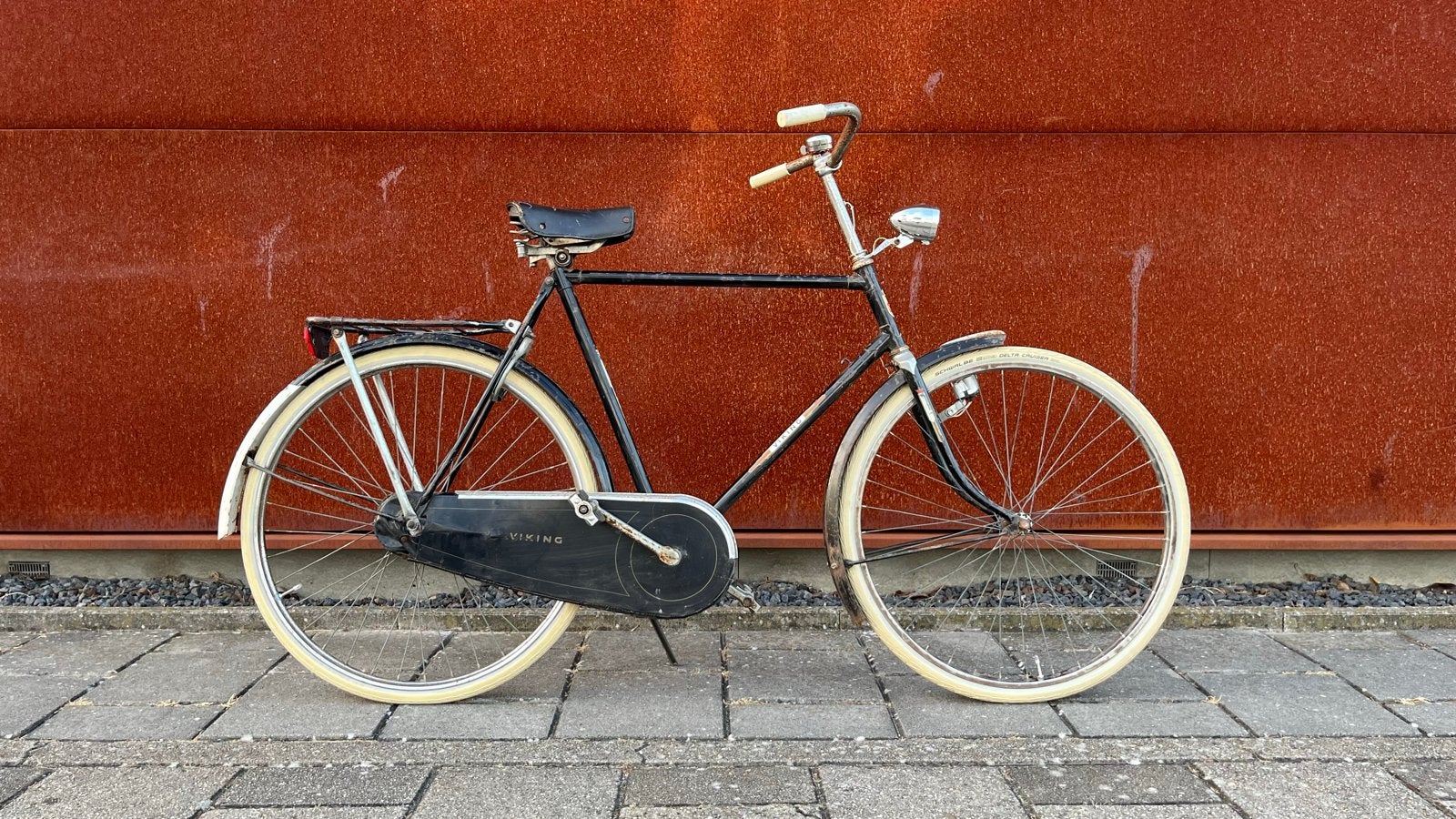 Vintage Viking Fiets 60s 70s stadsfiets oldtimer, 55 tot 59 cm, Ophalen, Terugtraprem, Jaren '60 of nieuwer