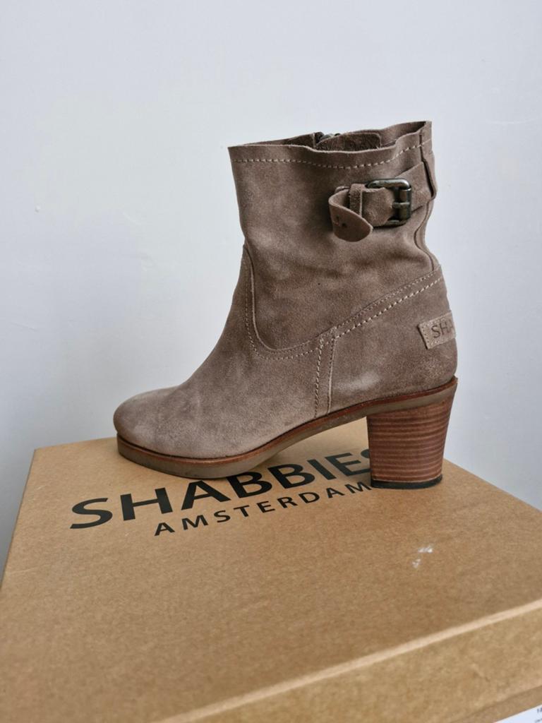 SHABBIES AMSTERDAM enkellaarsjes gesp mt 42, Kleding | Dames, Schoenen, Overige kleuren, Shabbies Amsterdam, Lage of Enkellaarzen