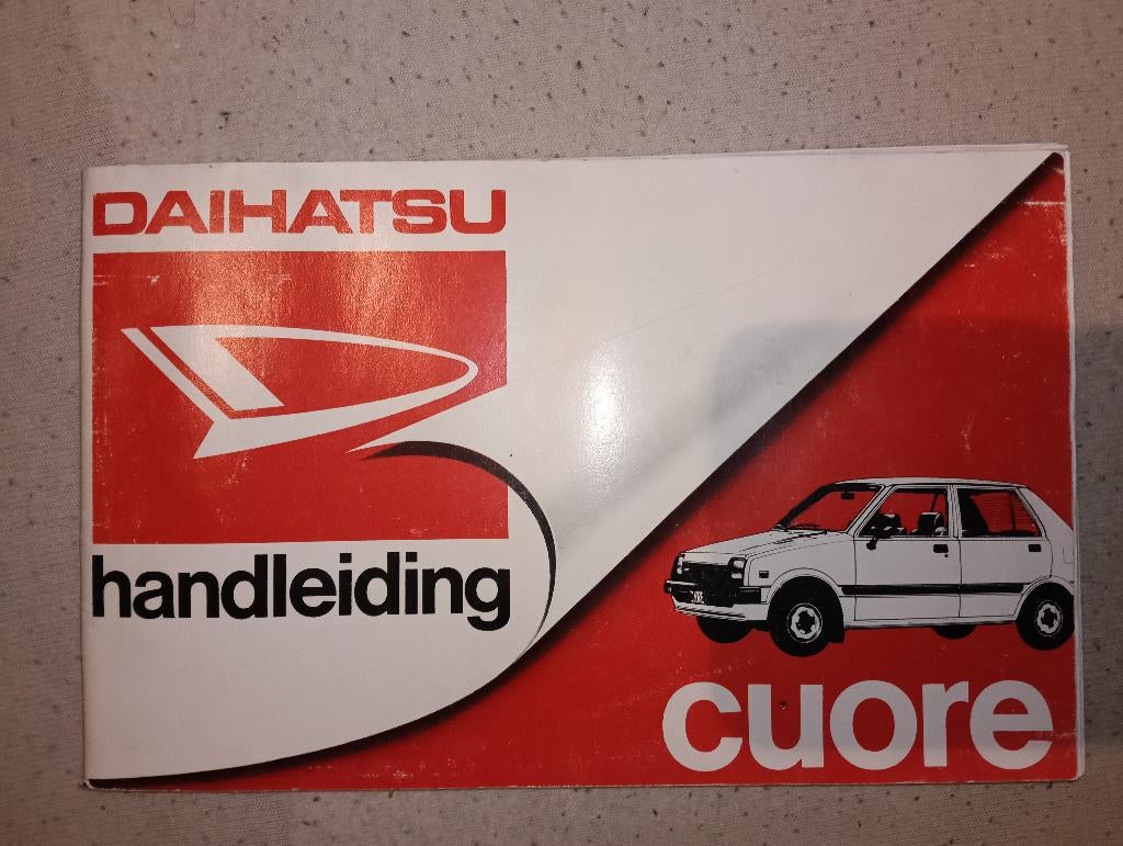 Instructieboekje Daihatsu Cuore 850, Auto diversen, Handleidingen en Instructieboekjes, Ophalen