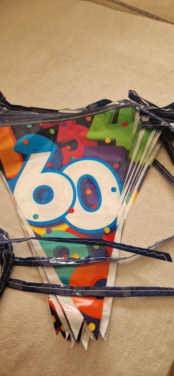 Slingers 60, Ophalen of Verzenden, Versiering, Verjaardag