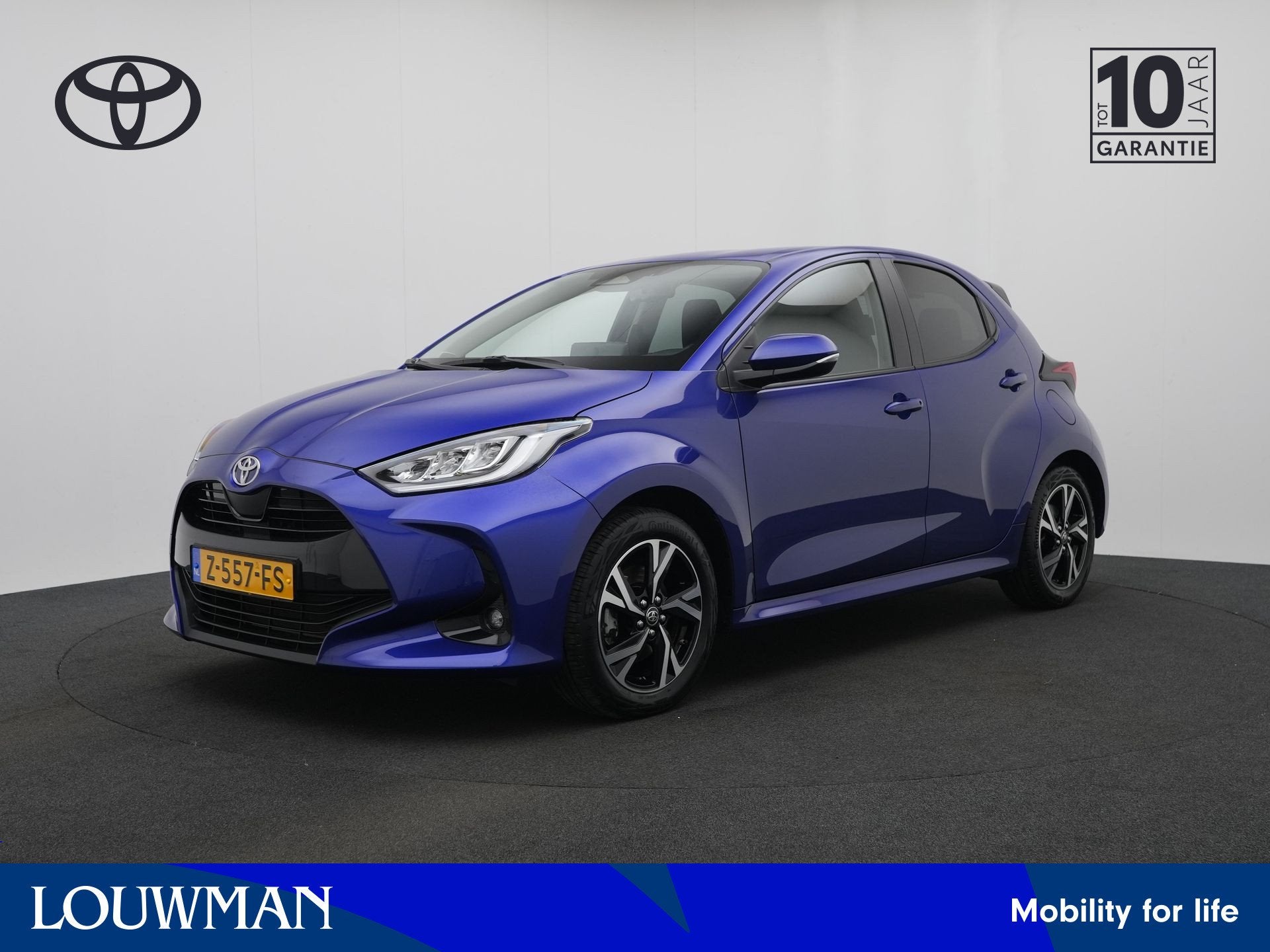 Toyota Yaris 1.5 Hybrid 115 First Edition | 16" Lichtmetalen, 12 maanden, Gebruikt, Blauw, 49 €/maand