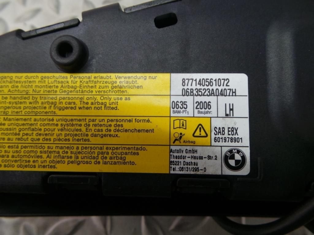 BMW 1 SERIES 118I AIRBAG LINKS 2007, Ophalen of Verzenden, Gebruikt, Stiba lid