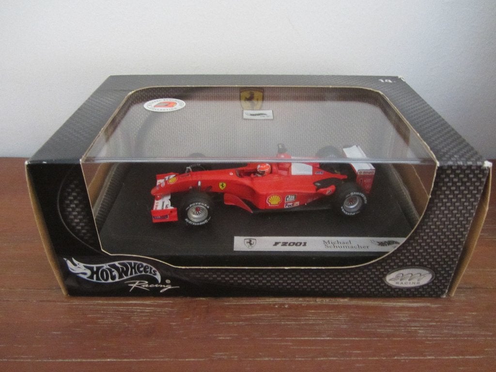 Hot Wheels 50213 Ferrari F2001 - Michael Schumacher, Ophalen of Verzenden, Nieuw, Auto, Overige merken