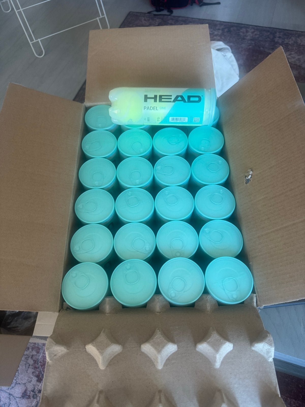 Head Padel One Padelballen - Doos van 24 blikken, Ophalen, Nieuw