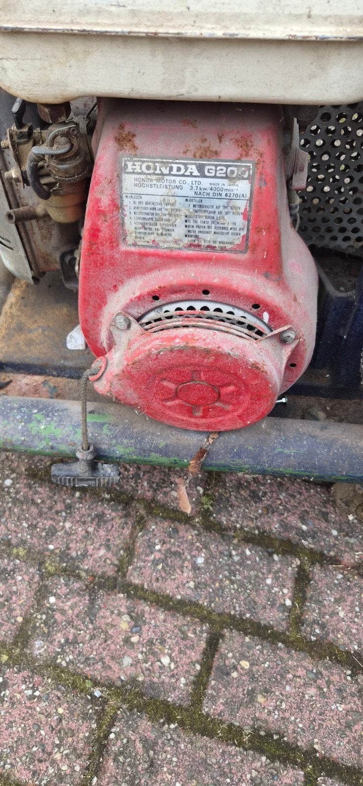 compressor, Ophalen of Verzenden, Gebruikt, Benzinemotor
