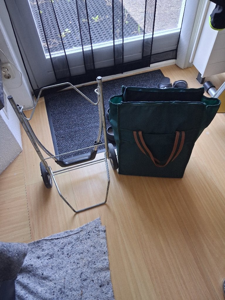 boodschappen trolley, Sieraden, Tassen en Uiterlijk, Tassen | Reistassen en Weekendtassen, Ophalen, 40 tot 60 cm, Gebruikt, 55 tot 75 cm