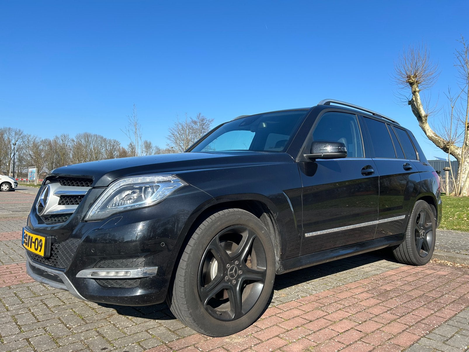 Mercedes-Benz GLK 2.1 CDI Glk220 4MATIC AUT 2013 Zwart FULL, Automaat, Zwart, 4 cilinders, Leder en Stof
