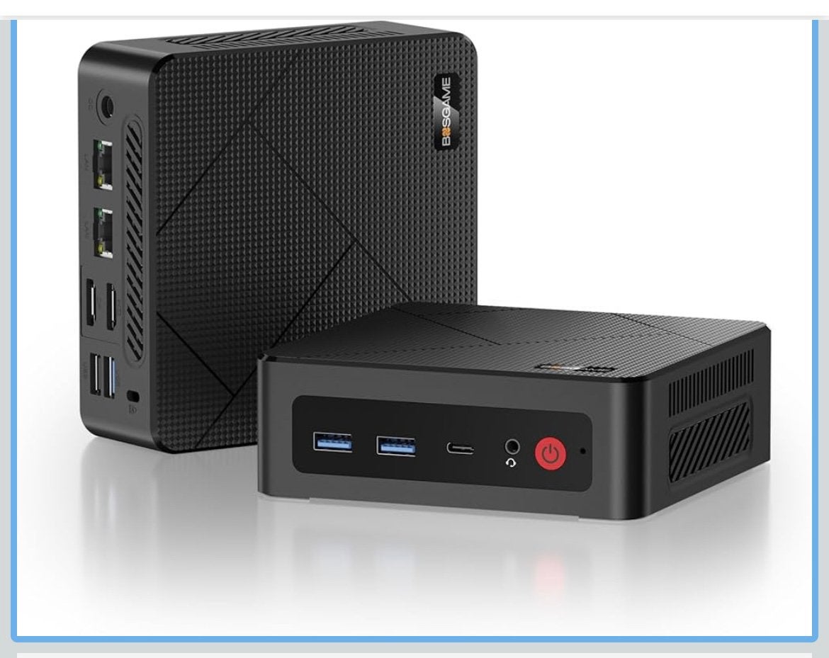 Bosgame mini pc, Computers en Software, Desktop Pc's, Met monitor, Ophalen of Verzenden, Zo goed als nieuw, Gaming