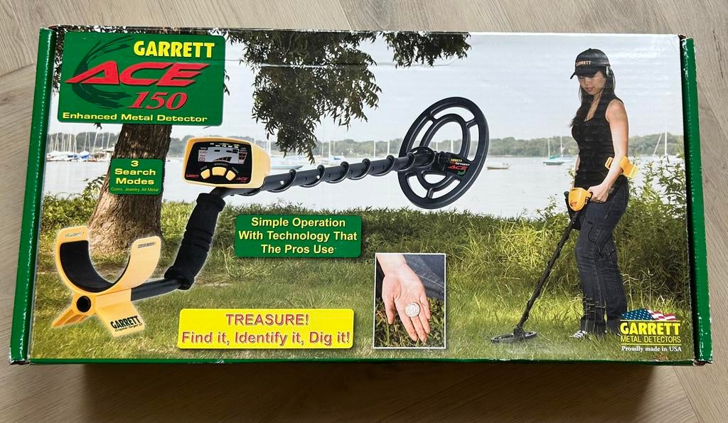 Garrett ACE 150 Metaaldetector - Zo goed als nieuw, Ophalen of Verzenden, Zo goed als nieuw, Garrett