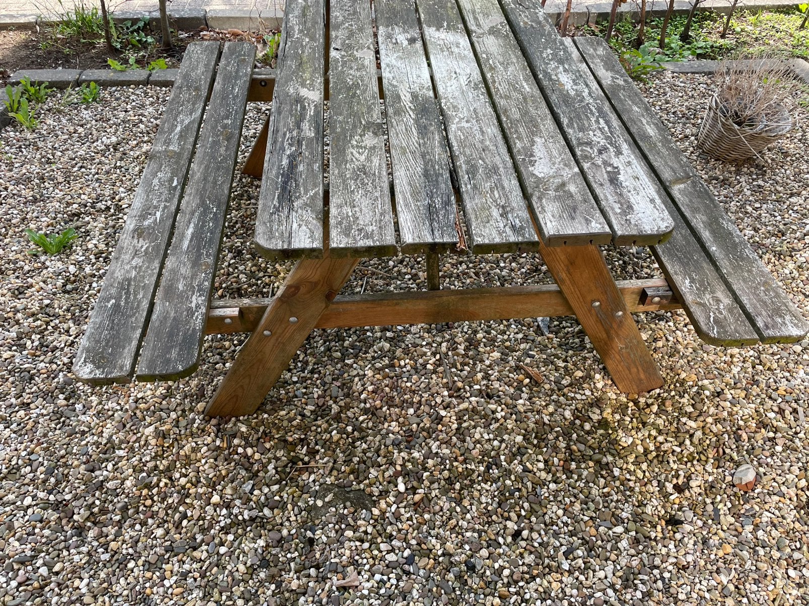 GRATIS opklapbare picknickbank – afhalen in Bathmen, Tuin en Terras, Ophalen, Gebruikt