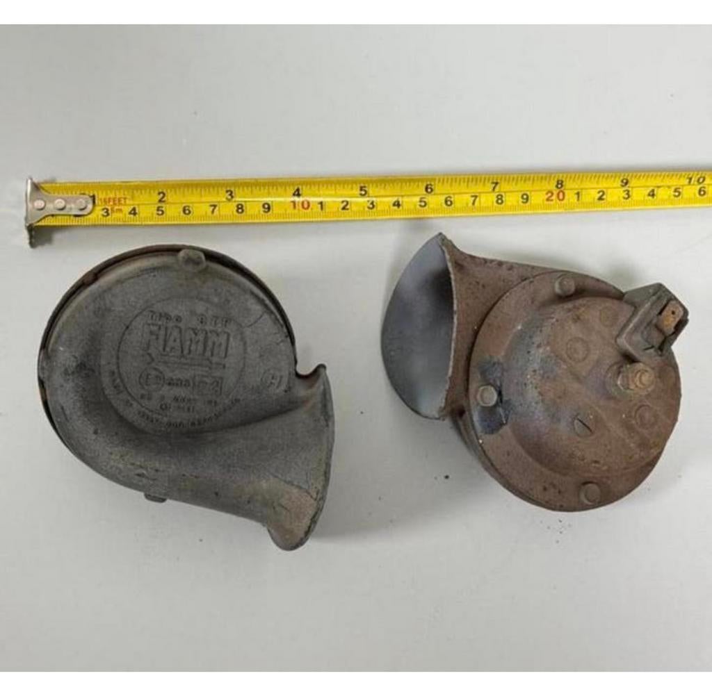 2X BMW Tipo claxon toeter FIAMM E2 838 e2 CH5 0602 01 A 7341, Motoren, Ophalen of Verzenden, H, H, H