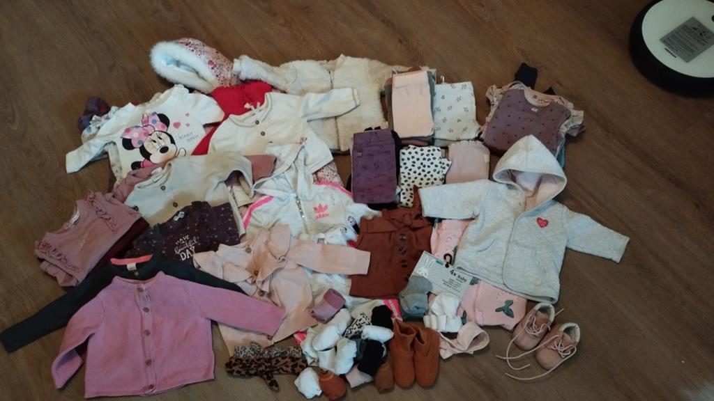 Kledingpakket maat 62 68, Ophalen of Verzenden, Gebruikt, Verschillende merken, Meisje