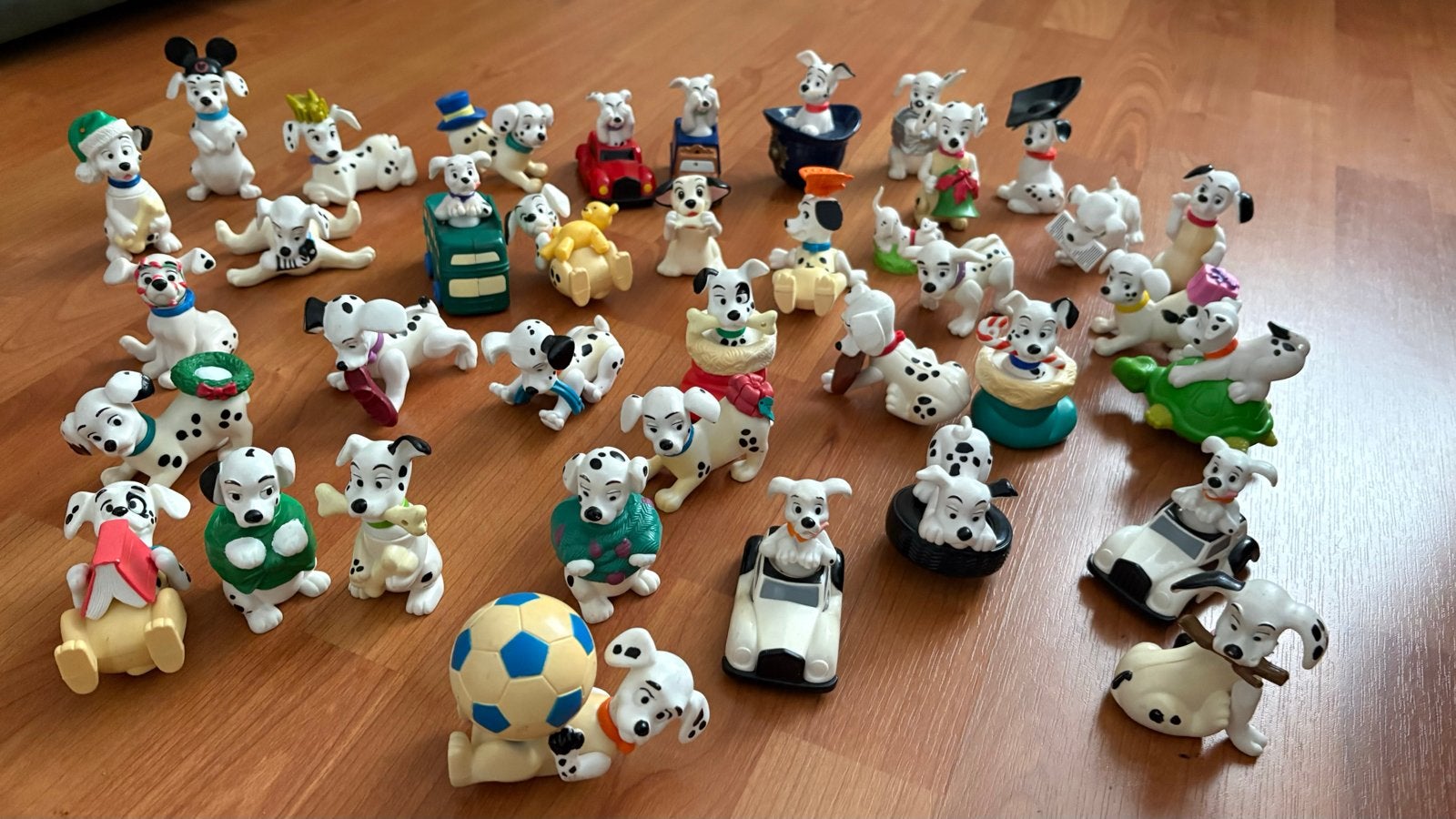 Grote collectie 101 Dalmatiërs figuren - Disney, Ophalen of Verzenden, Gebruikt