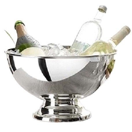 Wijnkoeler champagneschaal Classic Nieuw, Verzenden, Nieuw, Metaal, 5 tot 15 flessen