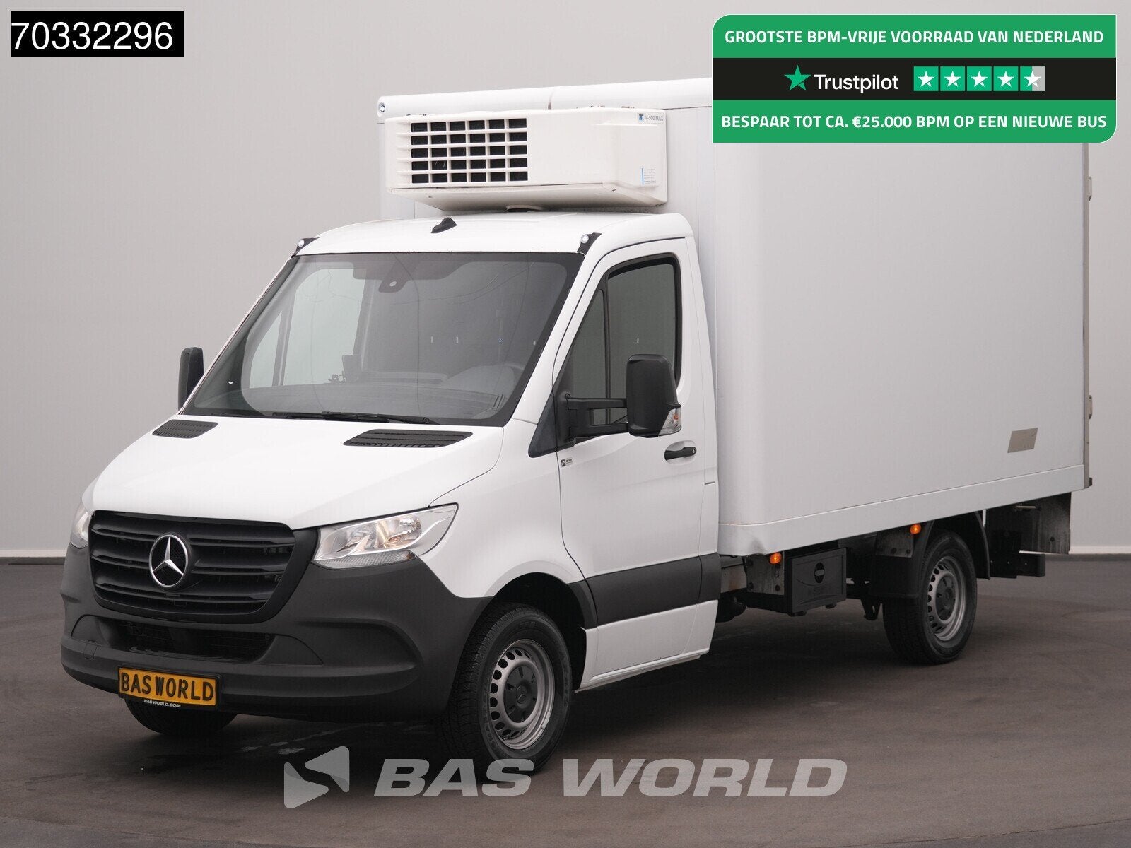 Mercedes Sprinter 317 CDI Automaat Koelwagen Achterdeuren Th, Automaat, Stof, Gebruikt, Euro 6