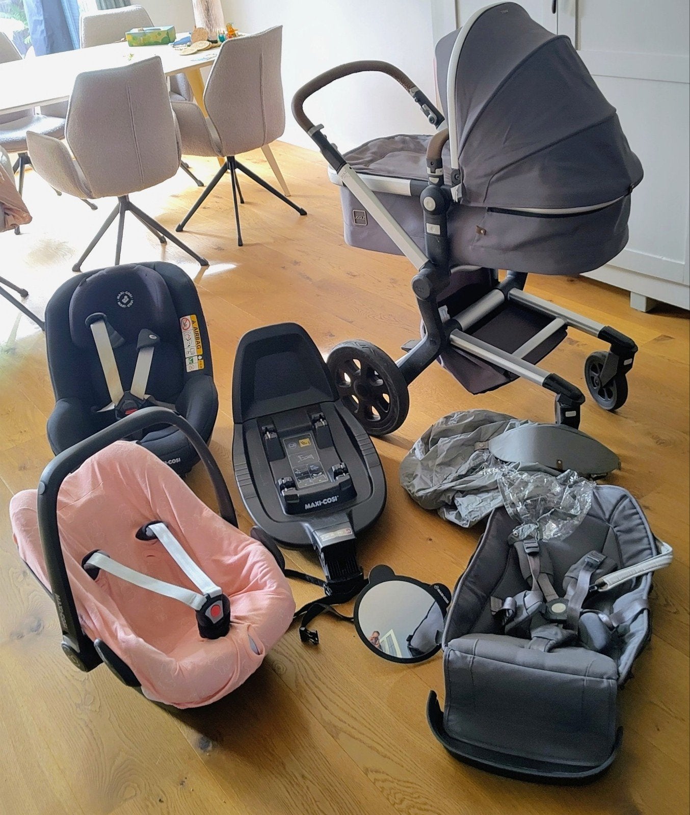 In 1x klaar voor 5 jaar: kinderwagen, babyzitje, kinderzitje