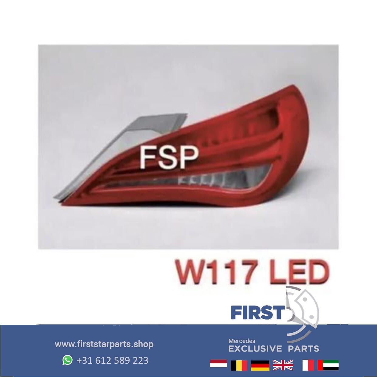 W117 C117 X117 CLA LED ACHTERLICHT PRE-FACELIFT RECHTS origi, Gebruikt, -, Ophalen of Verzenden, -