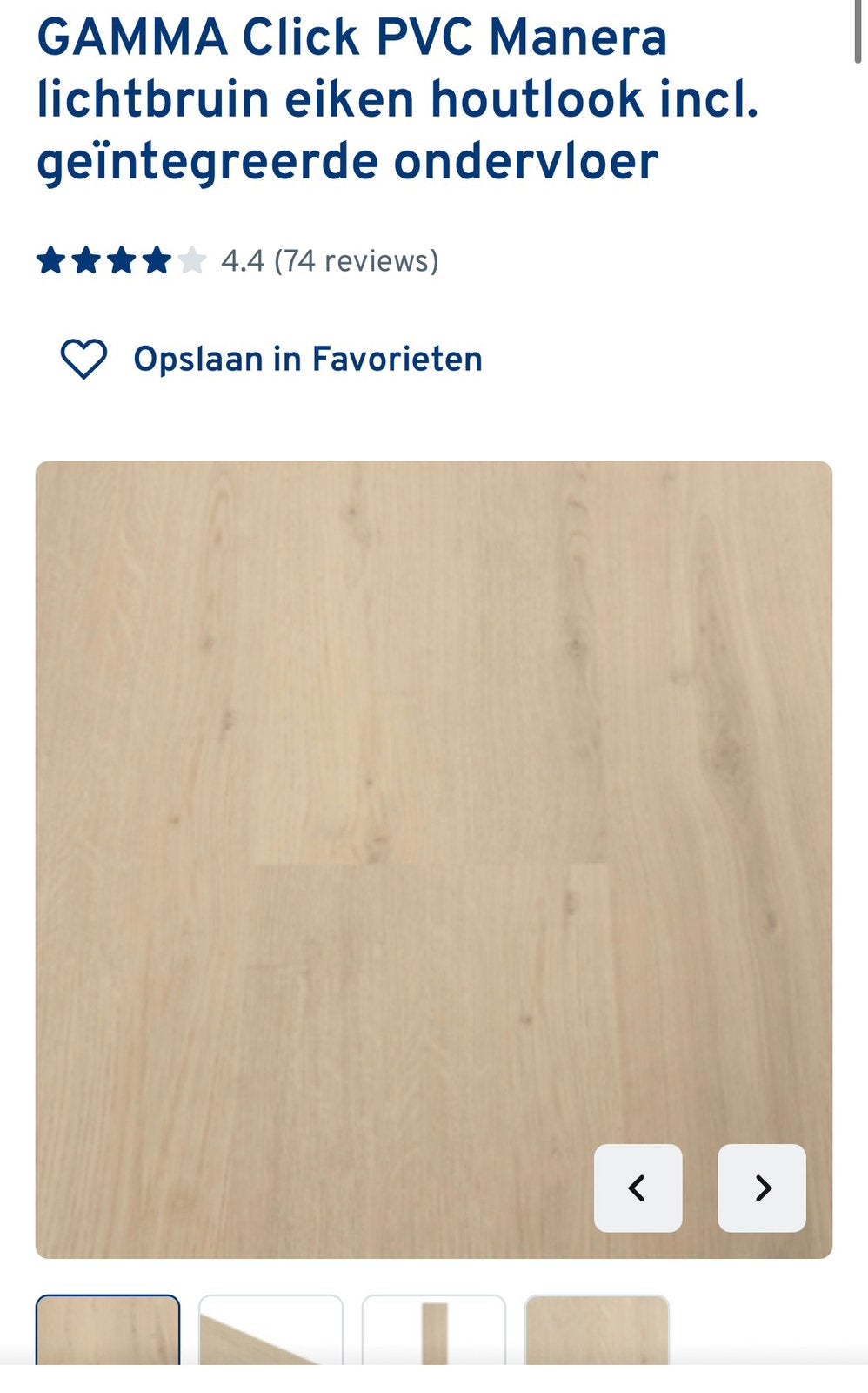 Manera PVC vloer, Ophalen, Zo goed als nieuw, Bruin