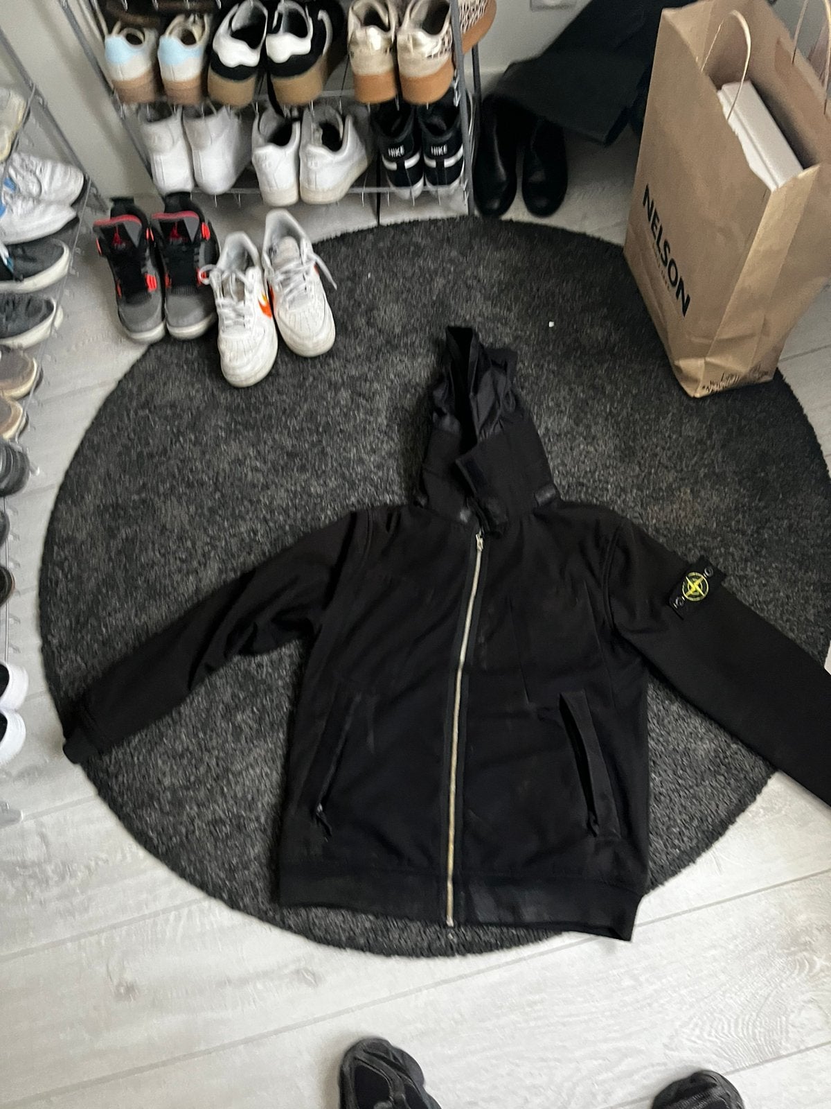 Stone Island Soft Shell-R Jas Zwart, Ophalen, Gedragen, Overige maten, Zwart