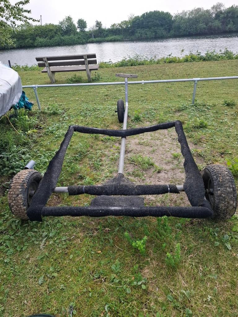 Handige botenwagen/strandtrailer voor kleine boten, Watersport en Boten, Ophalen, Gebruikt, Overige typen