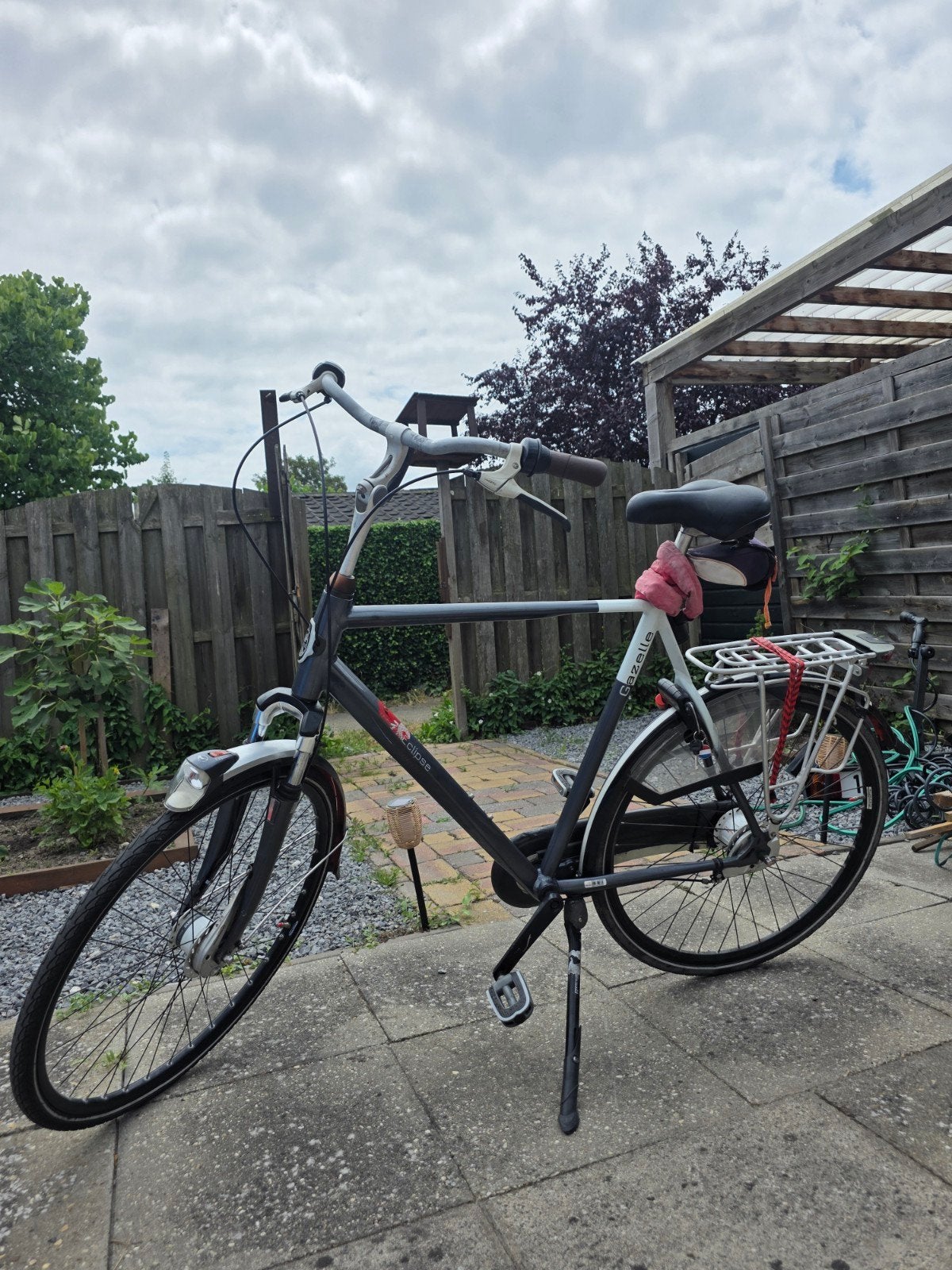 Gazelle Eclipse Limited Edition Herenfiets, Fietsen en Brommers, Gebruikt, Velgrem, Versnellingen, Ophalen of Verzenden