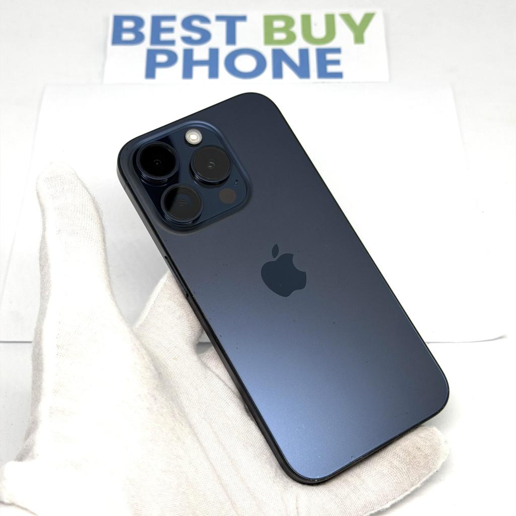 iPhone 15 Pro 128GB blauw /87% batt /zeer net /BTW, Telecommunicatie, Mobiele telefoons | Apple iPhone, 128 GB, Zwart, Zonder simlock