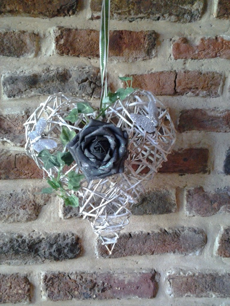 Rotan hartdecoratie 5 euro, Ophalen of Verzenden, Nieuw