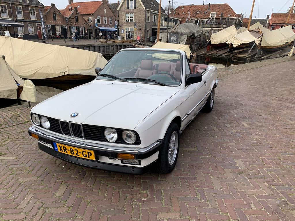 BMW 3-Serie 2.0 I 320 Cabriolet AUT 1989 Wit. Km stand NAP!, Auto's, BMW, Automaat, Achterwielaandrijving, 1280 kg, Cabriolet