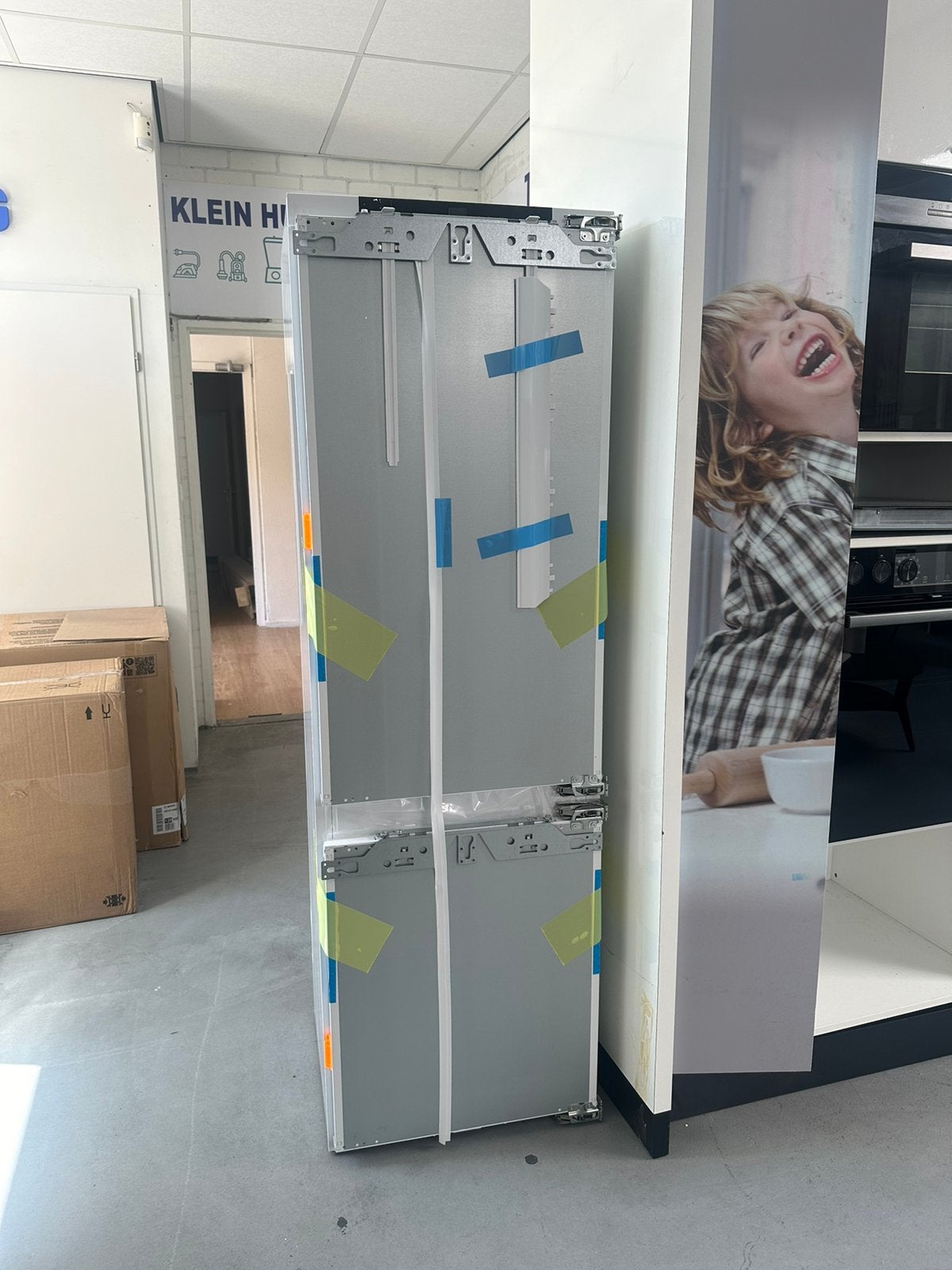 LIEBHERR 178CM INBOUW KOELVRIESCOMBINATIE DEUR-OP-DEUR, 200 liter of meer, Info@adoswitgoed.nl, Met aparte vriezer, Nieuw