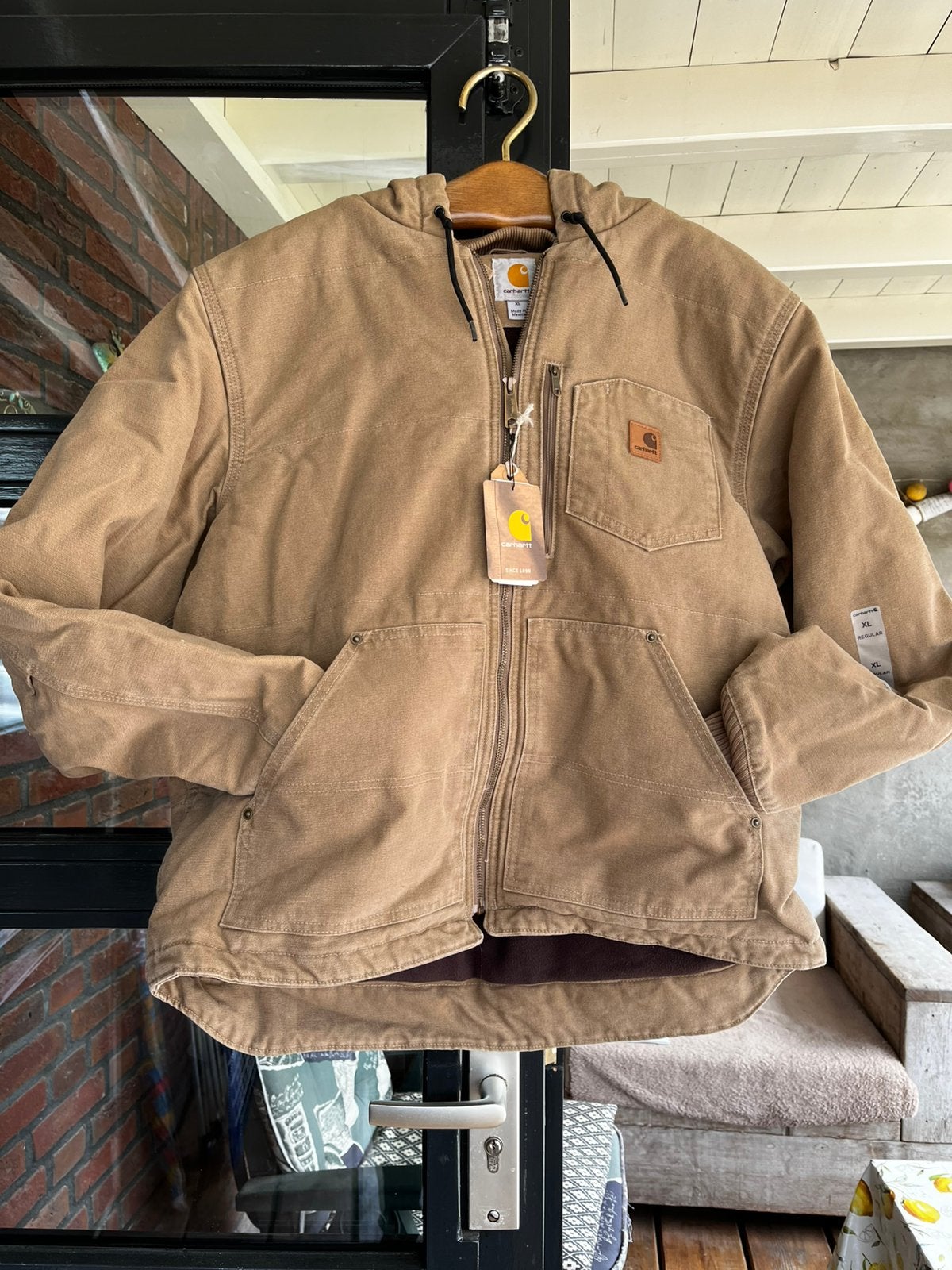 Carhartt Chapman Jacket, Kleding | Heren, Jassen | Winter, Ophalen, Nieuw, Maat 56/58 (XL), Bruin