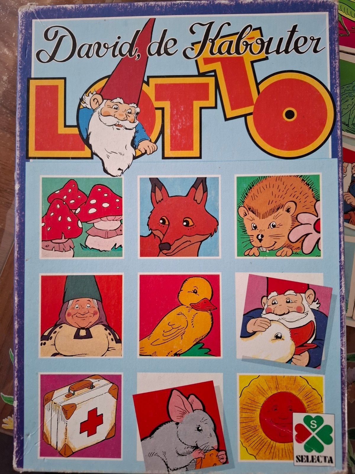 David de Kabouter Lotto Spel, Een of twee spelers, Ophalen of Verzenden, Gebruikt, Selecta