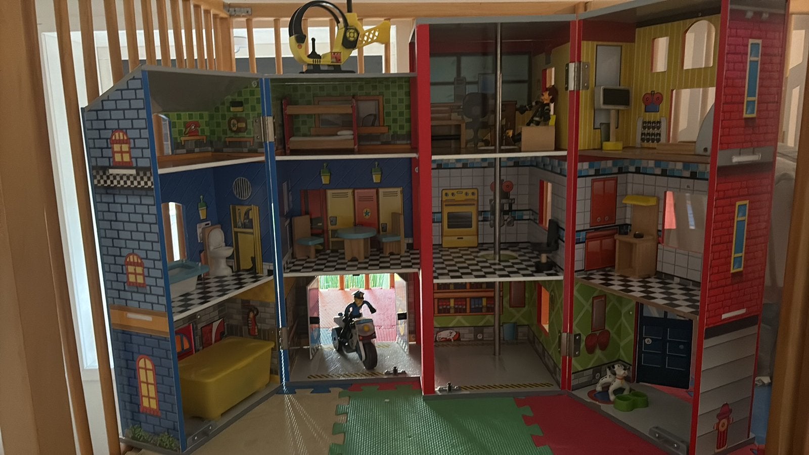 Kidskraft brandweerhuis, Ophalen, Gebruikt