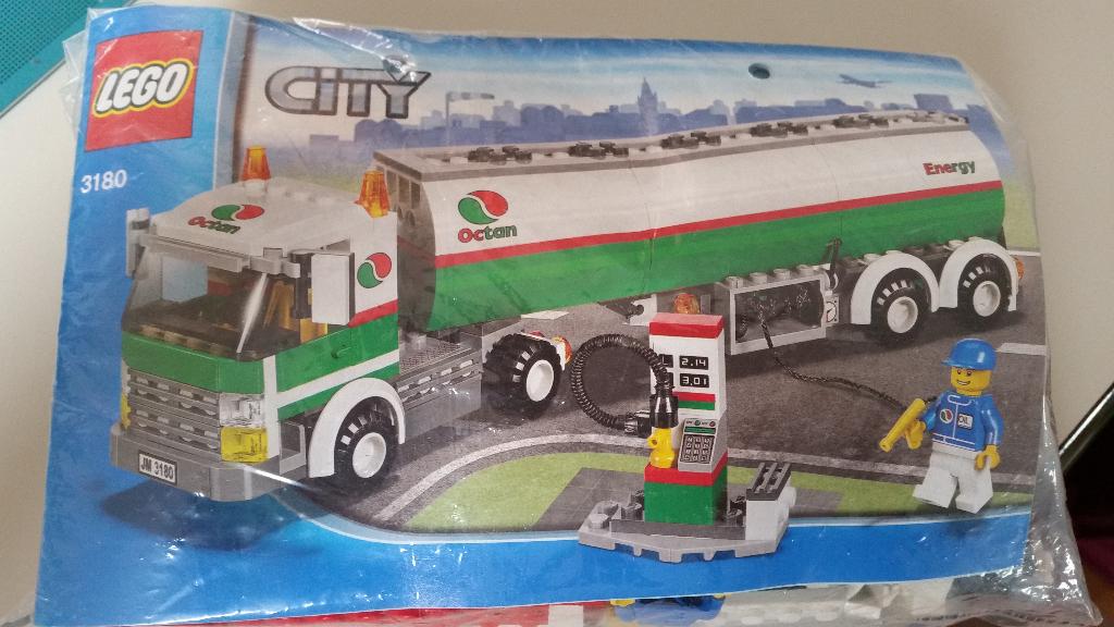 Lego Nr. 3180 City Tankwagen Octan Complete set, City, Lego, Ophalen of Verzenden, Complete set