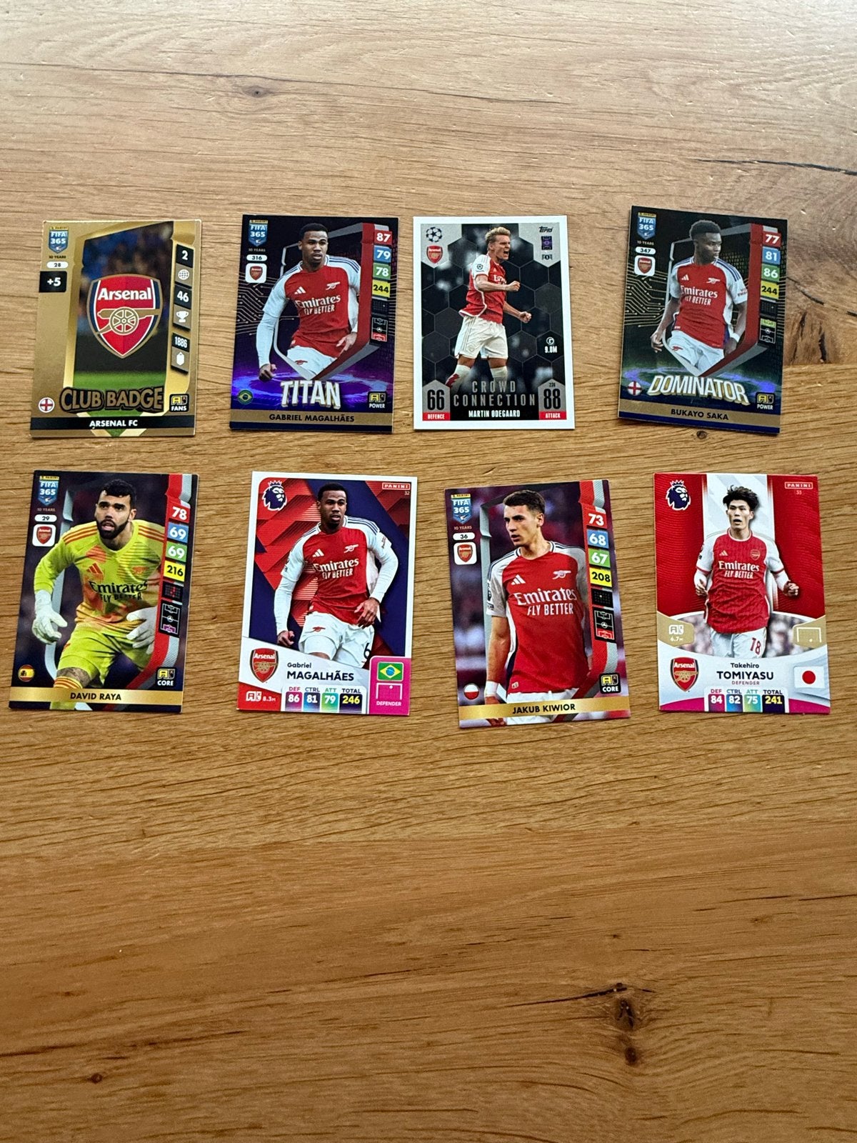Arsenal Voetbal Kaarten - Panini Adrenalyn XL, Ophalen of Verzenden, Zo goed als nieuw, Buitenlandse clubs, Spelerskaart