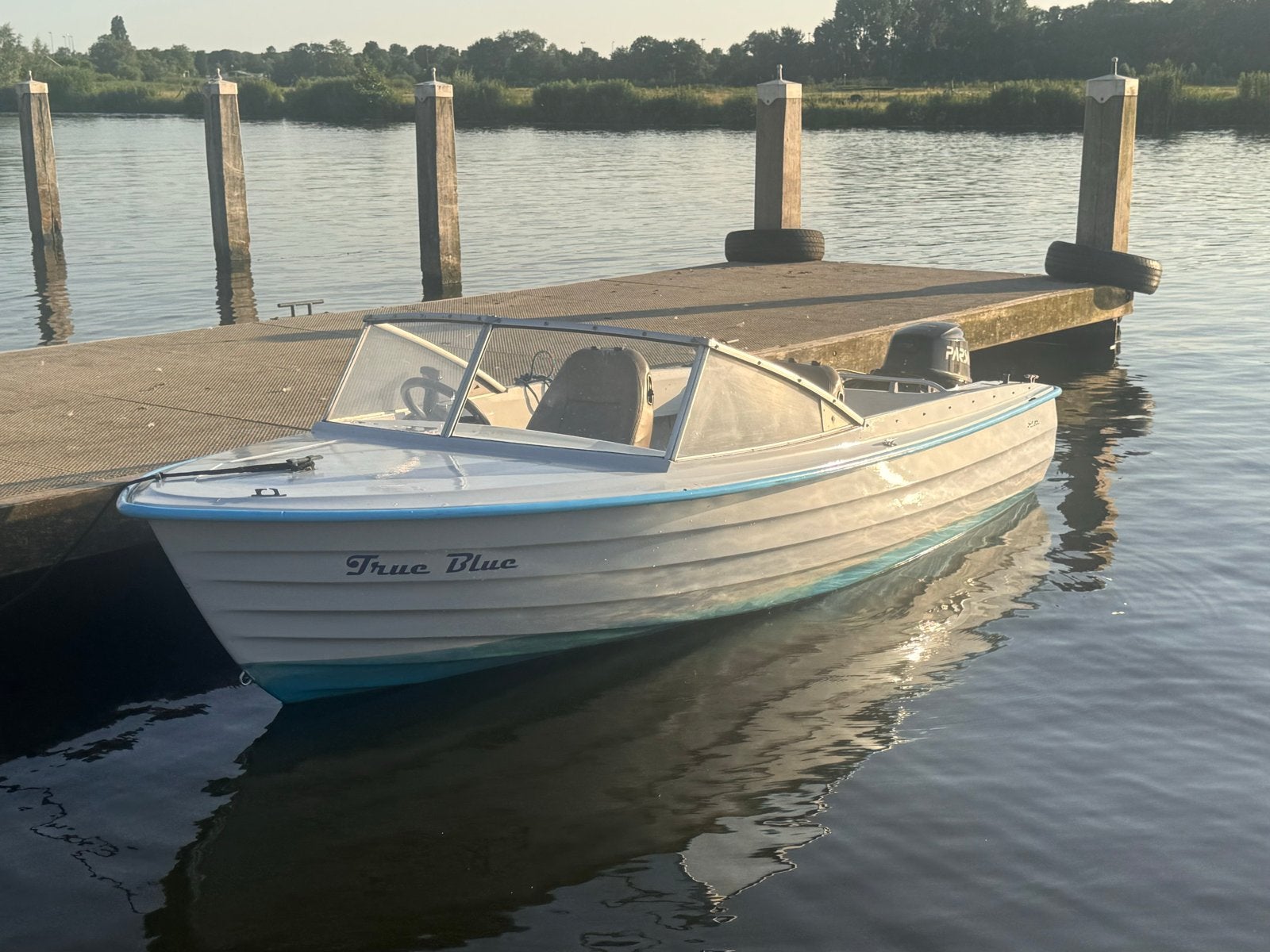 With vital retro bootje met Parsun 20pk en trailer, Overige merken, Gebruikt, 5 m, 2 m