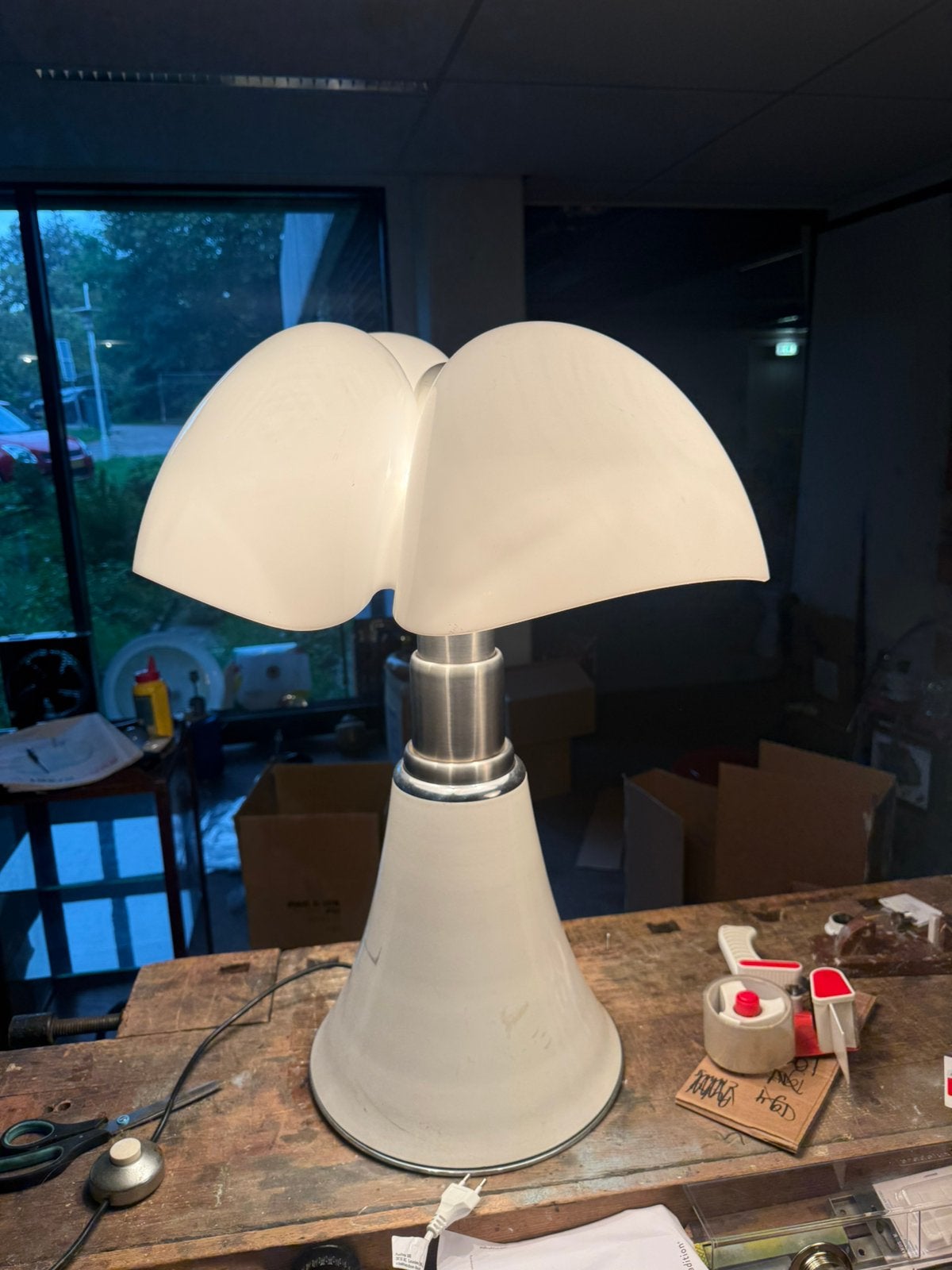 Martinelli Luce Pipistrello lampen, Ophalen, Gebruikt, E14 (klein), Wit