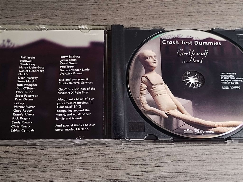 Crash Test Dummies - Give Yourself A Hand, Ophalen of Verzenden, Zo goed als nieuw, Poprock