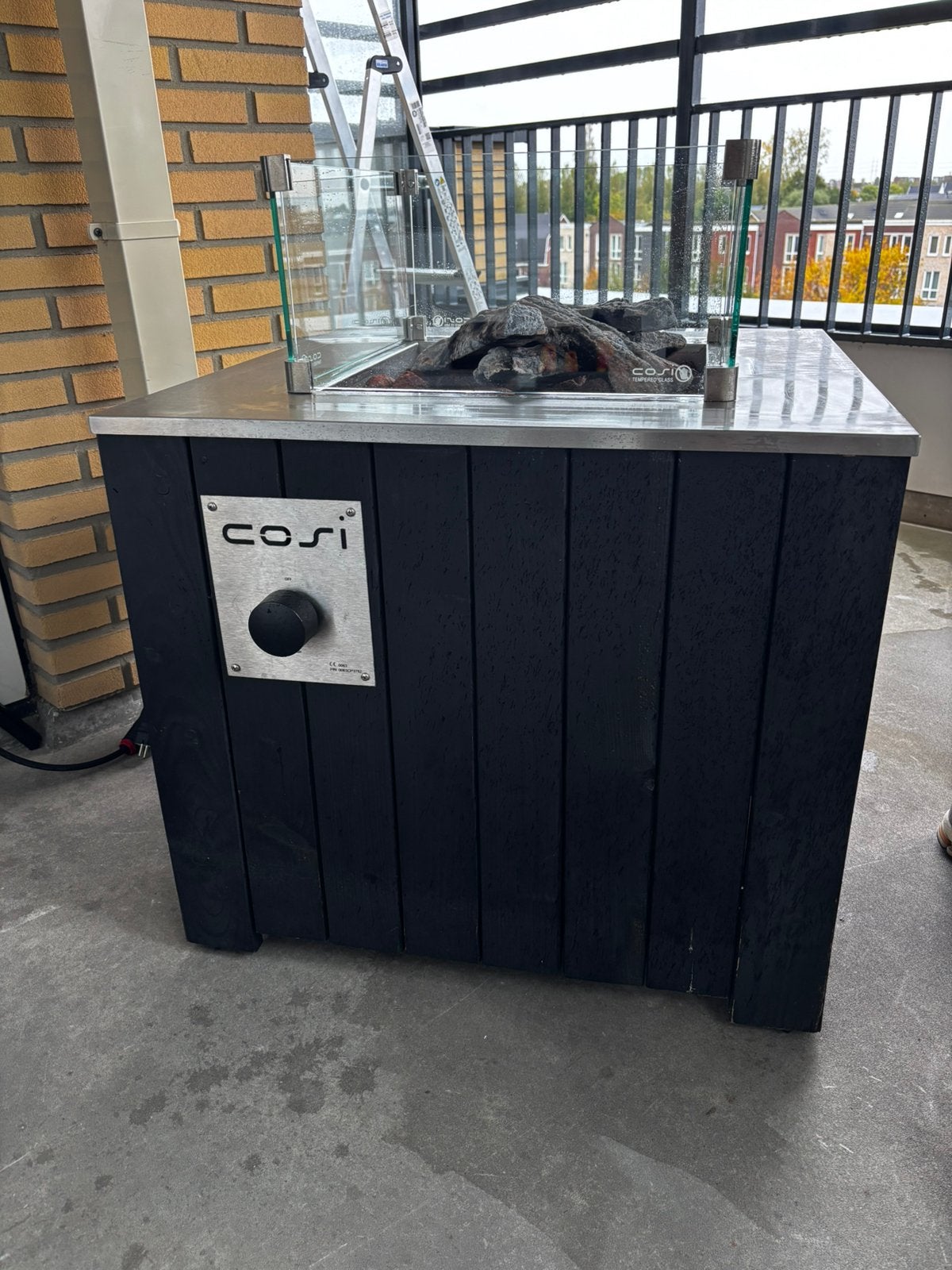COSI CUB VUURTAFEL 70x70, Tuin en Terras, Ophalen, Zo goed als nieuw