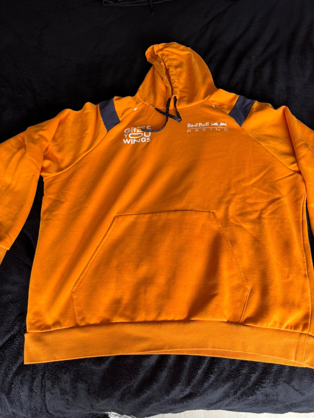 Max Verstappen hoodie red bull, Ophalen of Verzenden, Gedragen, Overige maten, Oranje