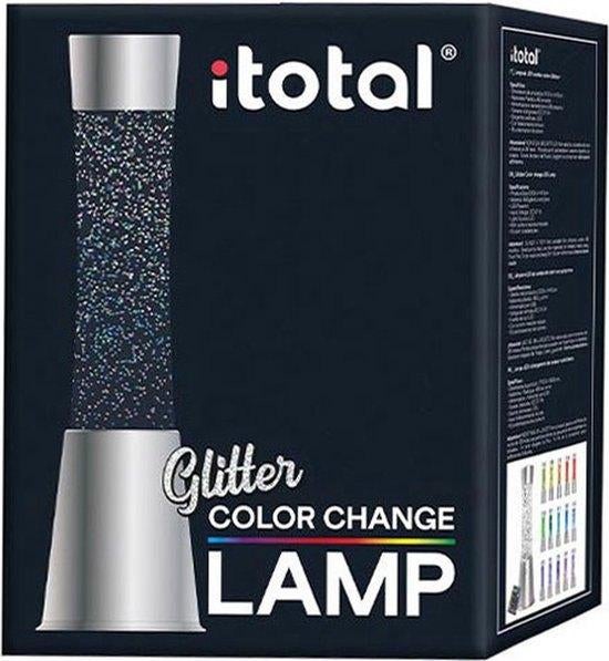 i-Total Lavalamp  Glitterlamp, Huis en Inrichting, Lampen | Tafellampen, Ophalen of Verzenden, Nieuw, Minder dan 50 cm