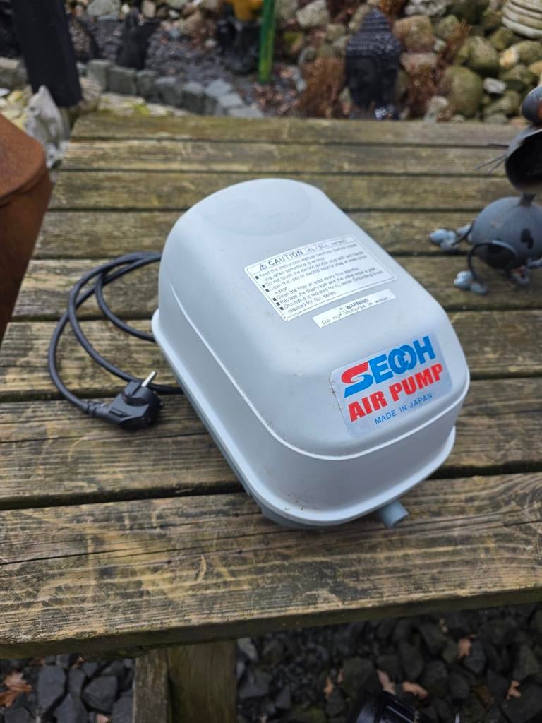 Secoh sll 30 luchtpomp, Ophalen of Verzenden, Gebruikt, Vijverpomp