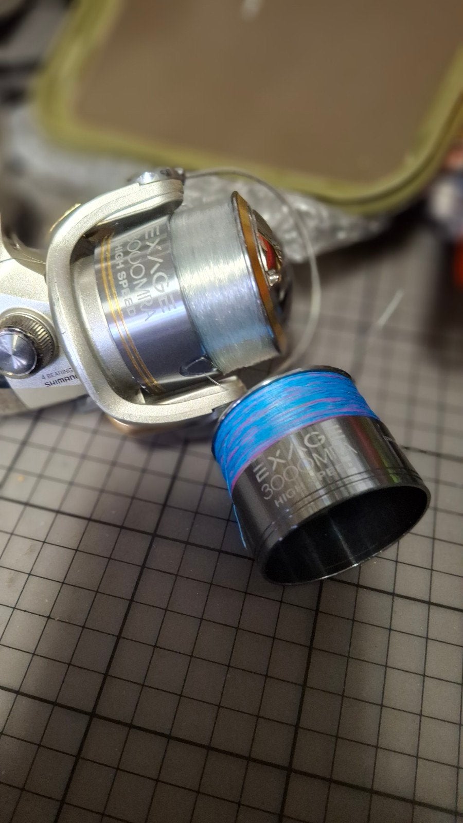 Shimano exage 3000 mira high speed, Watersport en Boten, Ophalen of Verzenden, Zo goed als nieuw, Molen