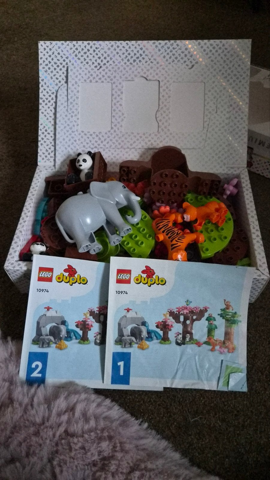 LEGO Duplo 10974 - Wilde dieren van Azië, Ophalen, Zo goed als nieuw